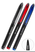 Mavi Siyah Kırmızı Pilot Kalem 3 Adet Uniball Air Mikro 0.5 mm Roller Pilot Kalem Uba-188-M Roller Uçlu Likit Mürekkep thumbnail 1
