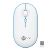 Lenovo Lecoo WS212 Kablosuz Mouse Beyaz & Mavi - 1