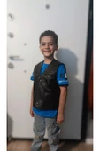 NYC GİYİM TEKSTİL Çocuk yelek deri - 1