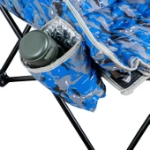 Argeus Balcony Comfort Katlanabilir Kamp Sandalyesi Mavi Kamuflaj thumbnail 7