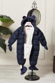 Unisex Kapüşonlu Fermuarlı Bebek Astronot Tulum 51330 - 10