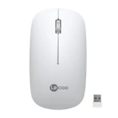 Lenovo Lecoo WS214 Kablosuz Mouse Beyaz thumbnail 1