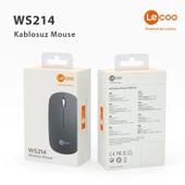 Lenovo Lecoo WS214 Kablosuz Mouse Gri - 12