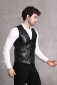 NYC GİYİM TEKSTİL Toptan Yelek (SİYAH RENK) - 6