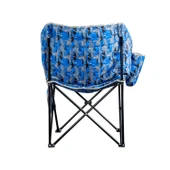 Argeus Balcony Comfort Katlanabilir Kamp Sandalyesi Mavi Kamuflaj thumbnail 3