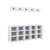 AY001 Talu Askılı Ayakkabılık, Çok Raflı Ayakkabılık Beyaz - 4