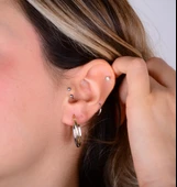 14 Ayar Altın Küpe OZDKUP016 thumbnail 1