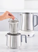 Homend Royaltea Elegant 1775H 1800 W Inox Beyaz Konuşan Çay Makinesi - 3