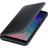Samsung Galaxy A6 2018 Wallet Cover Orjinal Kılıf - Siyah EF-WA600CBEGWW(Outlet) thumbnail 2