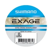 Shimano Exage 1000m 0.405mm Steel Grey Monoflament Misina thumbnail 1