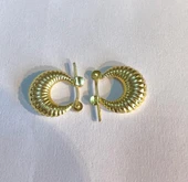 14 AYAR ALTIN MİDYE KÜPE thumbnail 1