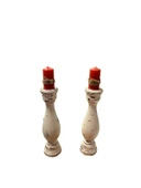Ahşap Şamdan - 1
