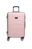 2'li Valiz Seti Polikarbon Orta Boy - Kabin Boy Valiz Pudra 1807 thumbnail 2