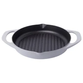 Pot Art, Çift Kulplu Izgara Tava, 30 Cm, Parlak Gri - 1
