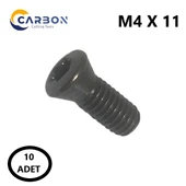 M4 X 11 TORX CİVATA KATER CİVATASI ORJİNAL CİVATA ( 10 ADET ) - 1