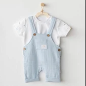 Erkek Bebek Salopet Müslin Takım AC25621 thumbnail 5