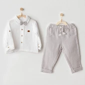 Erkek Bebek Takım 2 Parça Muslin AC25622 thumbnail 2