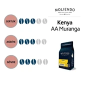 Moliendo 250gr Kenya AA Muranga Yöresel Çekirdek Kahve - 3