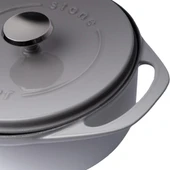 Pot Art, Derin Tencere, 28 Cm, Parlak Gri - 5