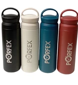 PORFEX 2350 MAT SİYAH ÇELİK TERMOS - 4