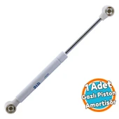 Kapak Dolap Amortisörü Gazlı Piston Hidroliği Beyaz (27 cm 100N) - 1