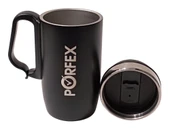 PORFEX 5580 MAT SİYAH ÇELİK TERMOS - 3