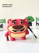 Brokoli Home Airpods 3.nesil uyumlu 3d Kopçalı Kulaklık Kılıfı - 1