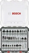 Bosch Profesyonel Karışık Freze Ucu Seti Şaftlı 8 mm 30'lu - 1