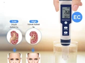 5in1 Dijital PH/TDS/EC/Tuzluluk/Sıcaklık Metre Işıklı Test Cihazı İletkenlik Kalem Model - 5