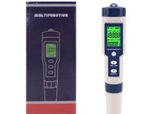 5in1 Dijital PH/TDS/EC/Tuzluluk/Sıcaklık Metre Işıklı Test Cihazı İletkenlik Kalem Model - 1
