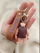 Crood Karakterleri Thunk Silikon Anahtarlık Çanta Süsü thumbnail 1