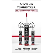 12 Adet Selsil Ultra Tack Montaj Yapıştırıcı Korniş Yapıştırıcısı 290 ml - 3