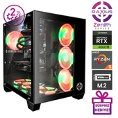RaXius Zenith Z1 R5 4060TI-75F008 Ryzen5 7500F 64GB 2TBSSD RTX4060Ti 8GB FreeDOS Gaming Masaüstü Bilgisayar - 2