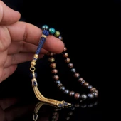 ZİRKON TAŞ GÜMÜŞ SET RENK DEĞİŞTİREN HİS TAŞI TESBİH thumbnail 2