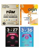Anla Kazan Paragraf ve Dil Bilgisi Seti + Tonguç LGS Tüm Dersler Soru + Orjin LGS Matematik Soru thumbnail 2