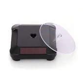 Güneş Enerjili Solar ve Pille Çalışan Eşya Sergileme için  360° Dönen Vitrin Stand Dönen Tabla - 5