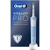Oral-B Vitality Pro Mavi Elektrikli Diş Fırçası, 1 Diş Fırçası Başlığı, Braun Tasarımı - 1