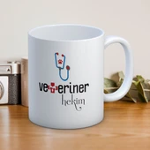 Dünya Veteriner Hekimler Günü Baskılı Kupa Bardak thumbnail 1