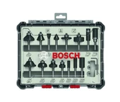 Bosch Freze Seti 15 Parça Karışık 6 MM (Pro) - 2607017471 - 1