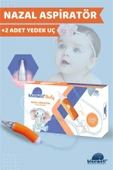 BLUEWELL ORTHOPEDICS PRODUCTS Nazal Burun Aspiratörü +2 Adet Aspiratör Yedek Uç Bebek Burun Temizleyici - 1
