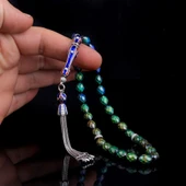 ZİRKON TAŞ GÜMÜŞ SET RENK DEĞİŞTİREN HİS TAŞI TESBİH - 2