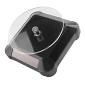 Güneş Enerjili Solar ve Pille Çalışan Eşya Sergileme için  360° Dönen Vitrin Stand Dönen Tabla - 2