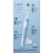 Oral-B Vitality Pro Mavi Elektrikli Diş Fırçası, 1 Diş Fırçası Başlığı, Braun Tasarımı - 8