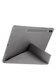 Samsung Galaxy Tab S9 Fe Plus 12.4 Uymlu Standlı Kalem Bölmeli Akıllı Kılıf  Space Grey - 2
