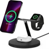 Belkin BoostCharge Pro WIZ009VFBK Siyah 3in1 Kablosuz Hızlı Şarj Aleti Outlet - 2