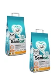 Duo White Vanilya Mandalin Kokulu Topaklanan Kedi Kumu 10 Lt (2 Adet) - 1