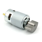 RS775 DC 12V Titreşim Motoru 8000rpm Elektrikli Masaj Koltuk Güzellik Makinesi Kurbağa Hayvan Yem Besleyici Yüksek Hız Tork Çift Bilyalı Rulman thumbnail 4