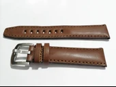 Fado&Her Saate Uyumlu Yarım Kroko  Hakiki Dana Derisi Saat Kordonu 20  mm  (202) kahve thumbnail 4