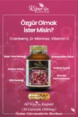 Kiperin Cranberry, D-mannoz, C Vitamin - Idrar Yolu Sağlığı (60KAPSÜL & 1400MG) - 2