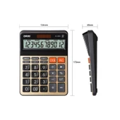 Daxi DX-6900 Hesap Makinesi 12 Hane, Siyah - 2